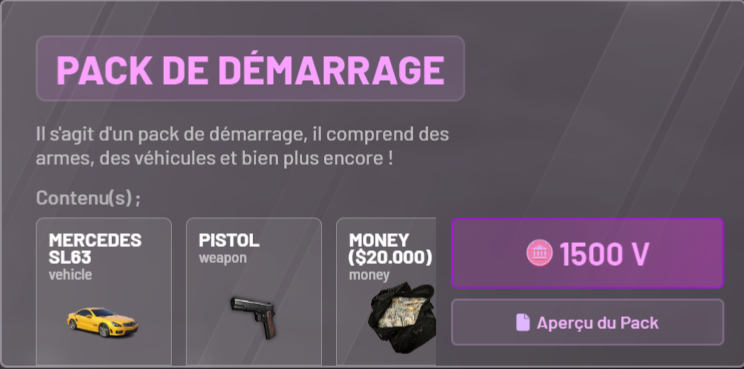 Pack VIP